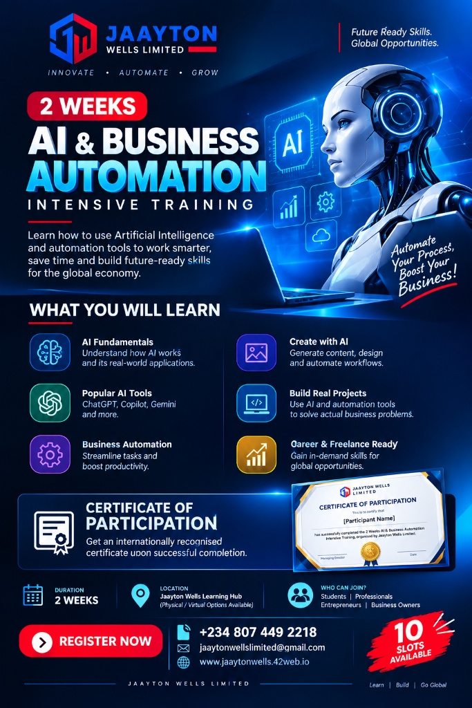 AI & Business Automation Intensive